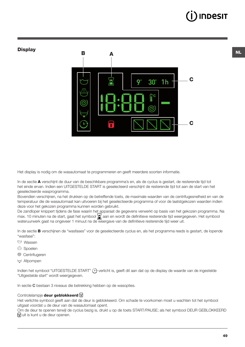 Bc a c | Indesit XWE-61452-W-EU User Manual | Page 49 / 72
