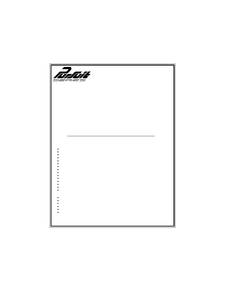 Audiovox PRO 9246FT3 User Manual | 6 pages