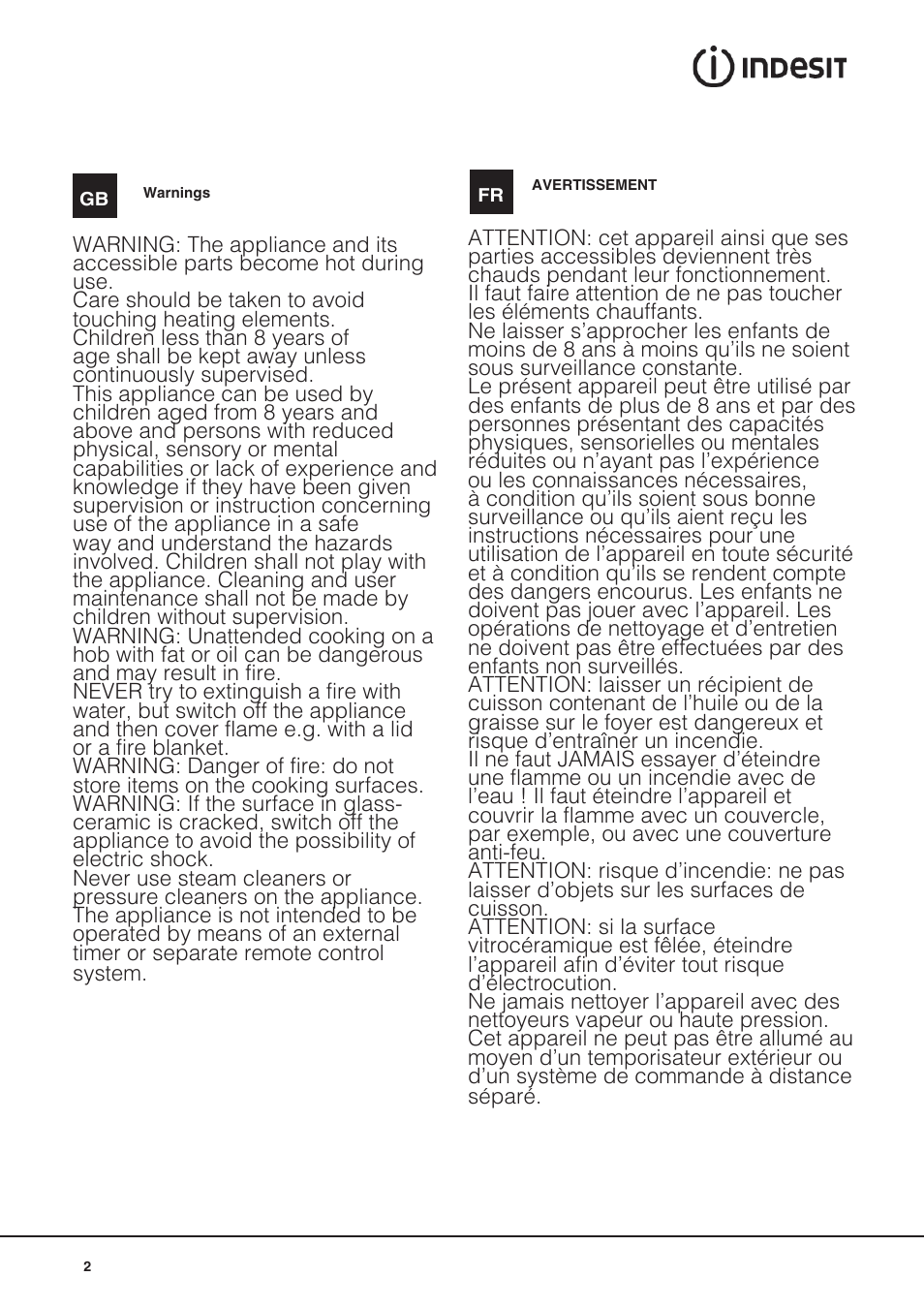Indesit VRM-641-MD-IX User Manual | Page 2 / 76