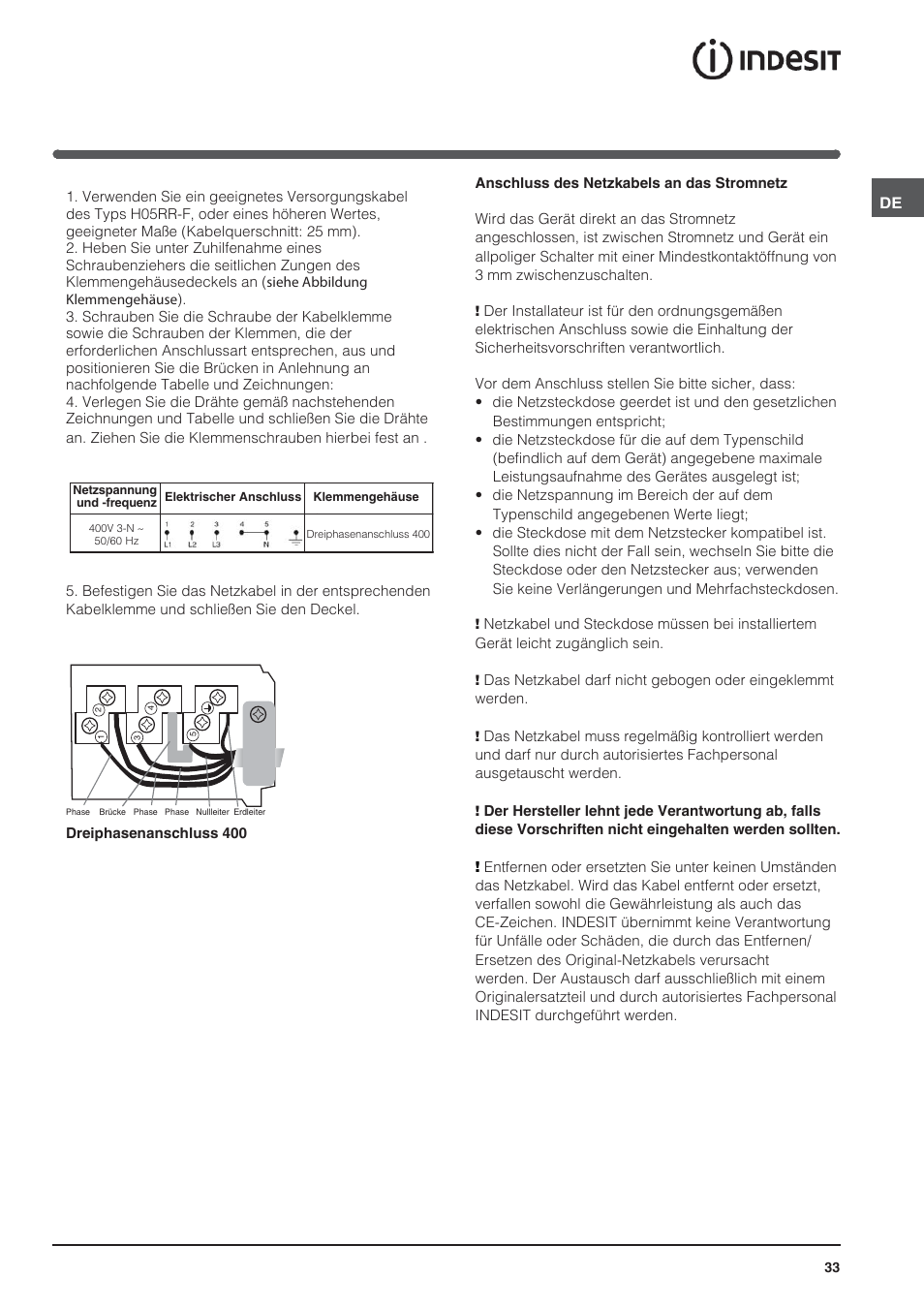 Indesit VRM-641-MD-IX User Manual | Page 33 / 76