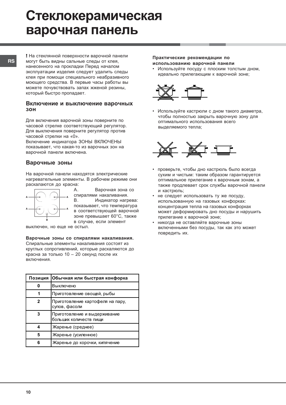 Indesit KN6C517(W)-RU User Manual | Page 10 / 40