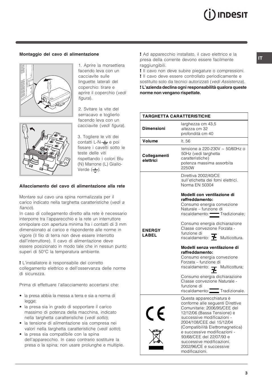 Indesit FI-51.A-(BK) User Manual | Page 3 / 72