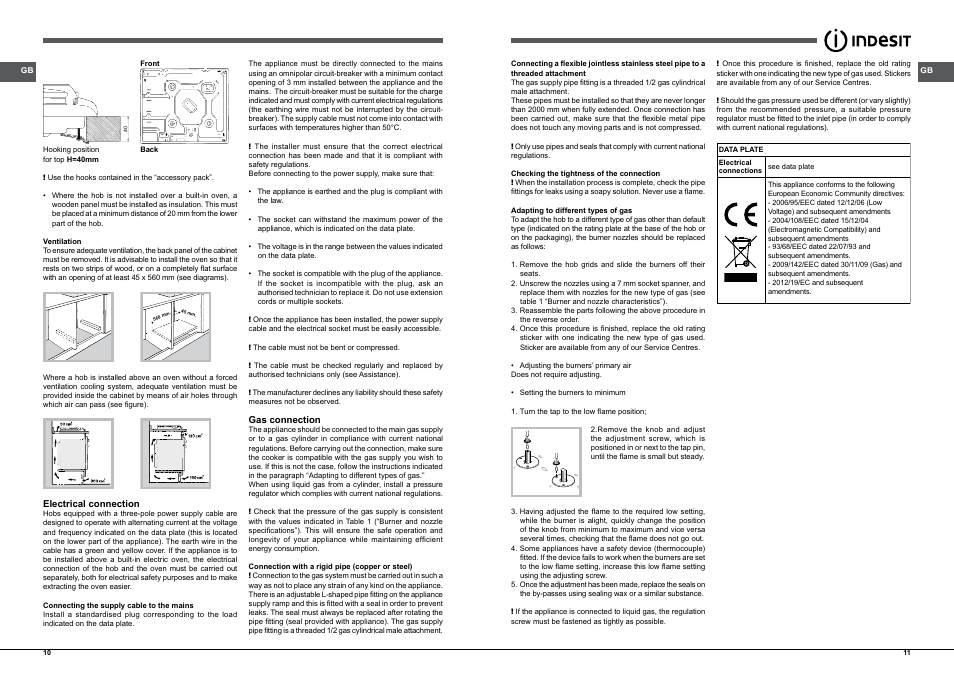 Indesit PIM-640-AS-(IX)-(EE) User Manual | Page 6 / 21