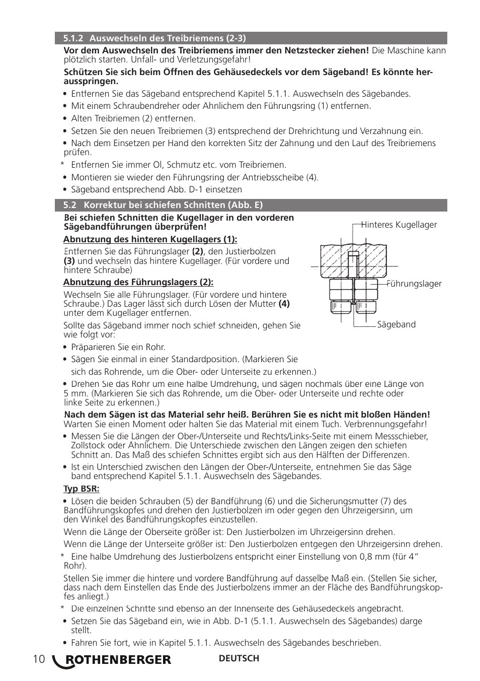 ROTHENBERGER PORTACUT 185 User Manual | Page 14 / 70