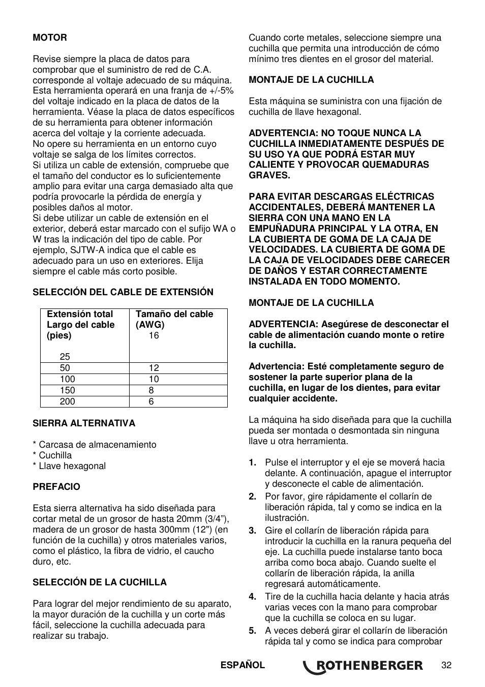 ROTHENBERGER Universal ROTIGER VARIO Electronic User Manual | Page 33 / 84