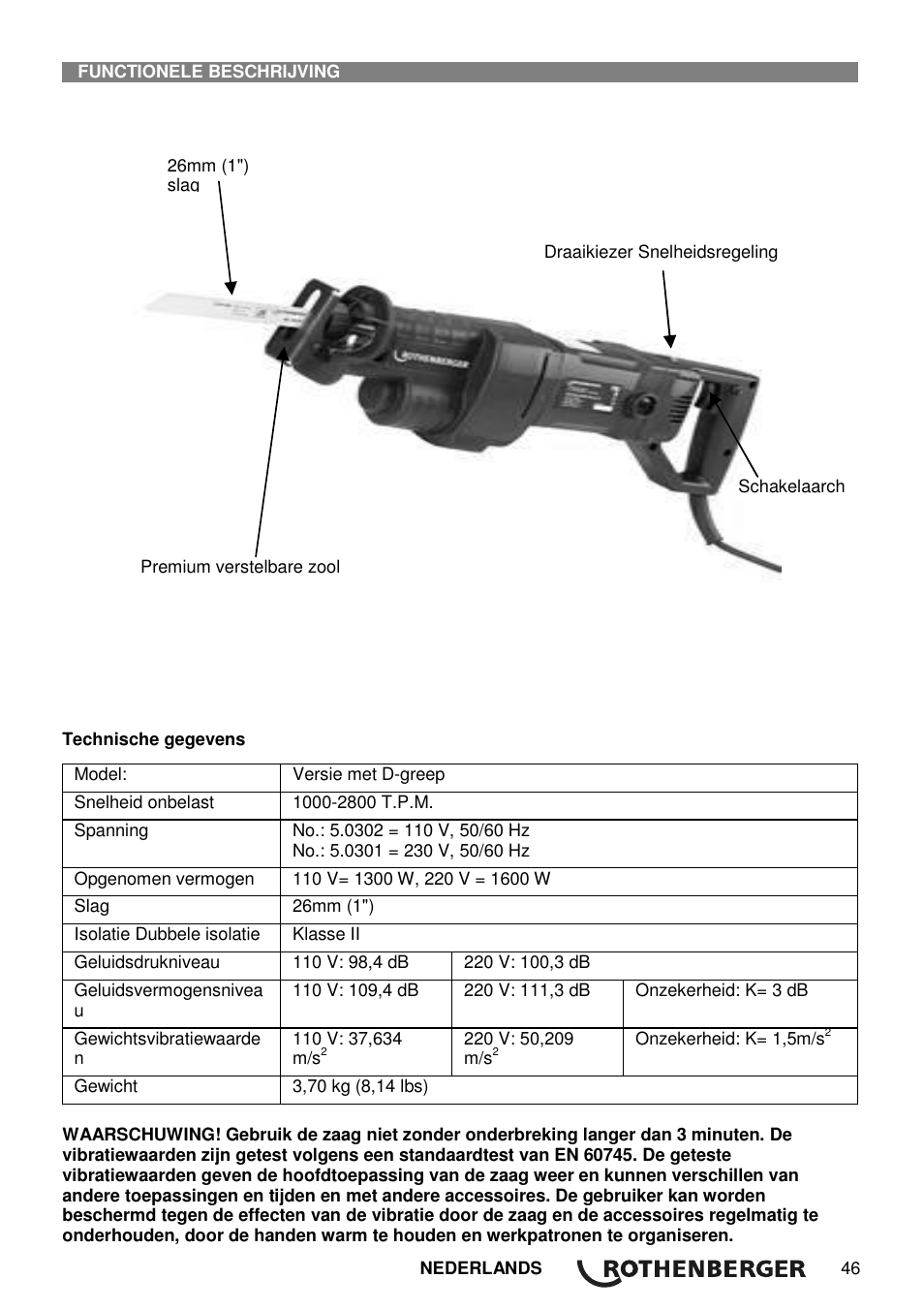 ROTHENBERGER Universal ROTIGER VARIO Electronic User Manual | Page 47 / 84