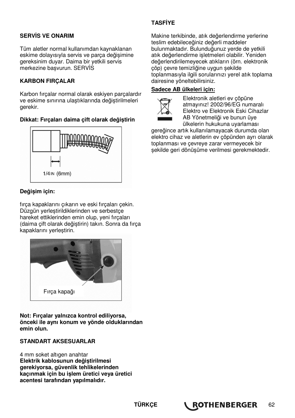 ROTHENBERGER Universal ROTIGER VARIO Electronic User Manual | Page 63 / 84