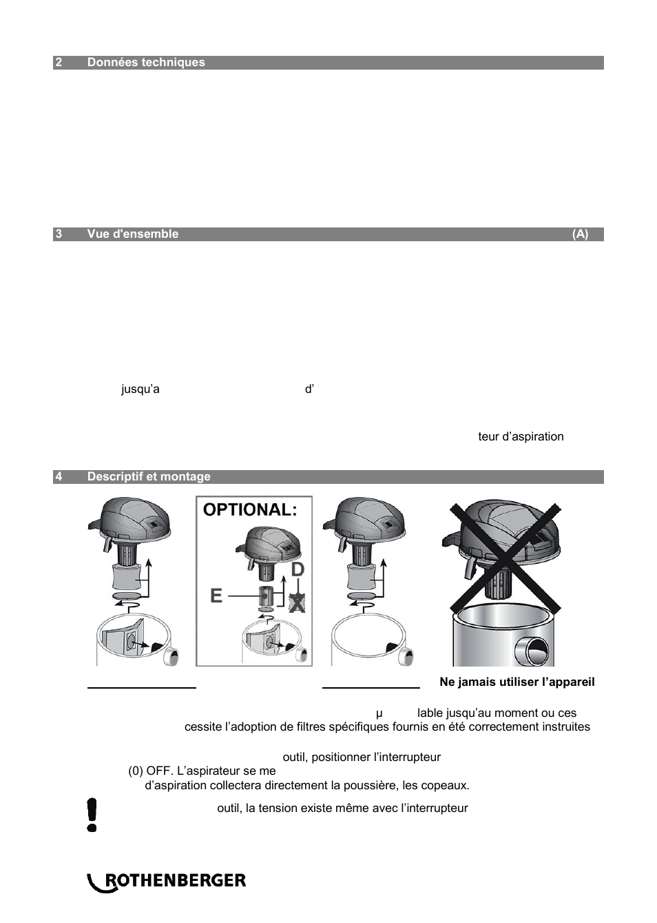 ROTHENBERGER RODIA CLEANER 1400 User Manual | Page 18 / 36