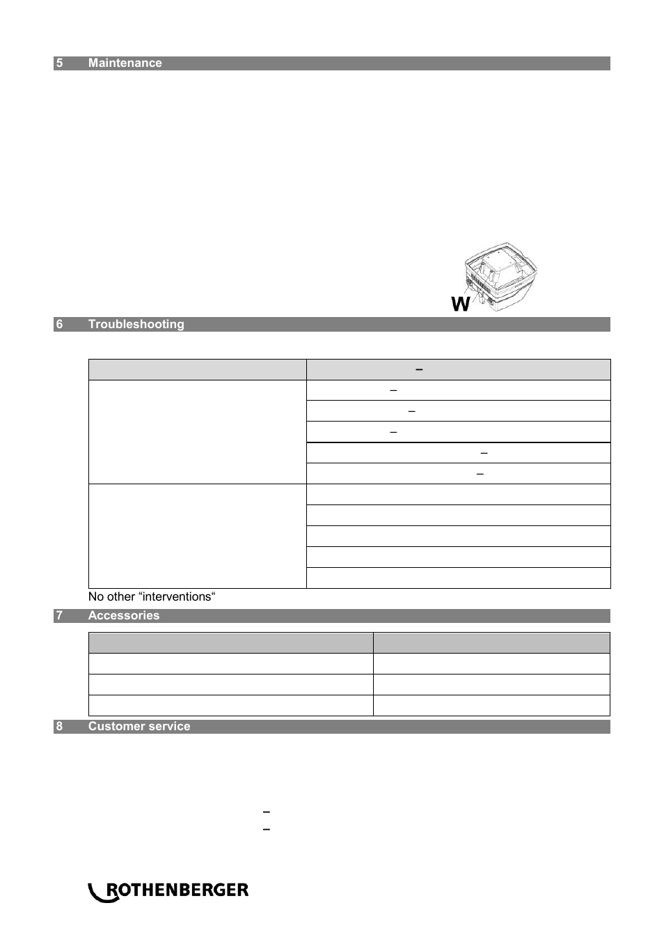 ROTHENBERGER RODIA DRY CLEANER 1200 User Manual | Page 16 / 40