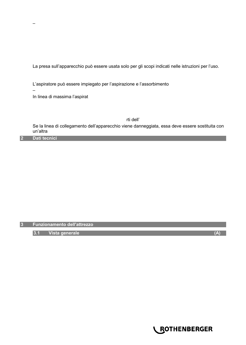 ROTHENBERGER RODIA DRY CLEANER 1200 User Manual | Page 35 / 40