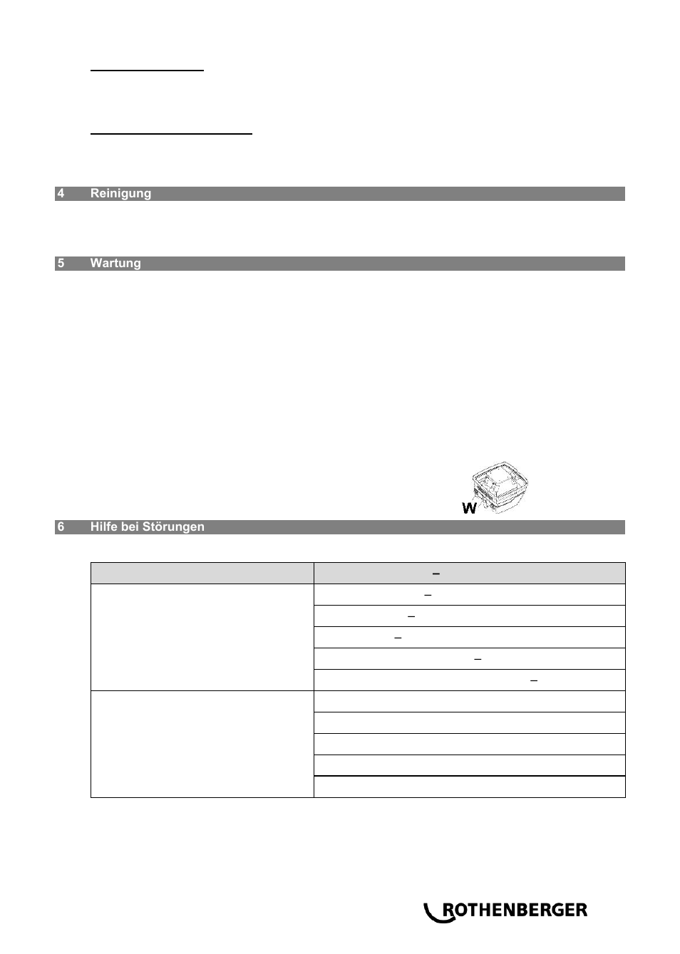 ROTHENBERGER RODIA DRY CLEANER 1200 User Manual | Page 9 / 40