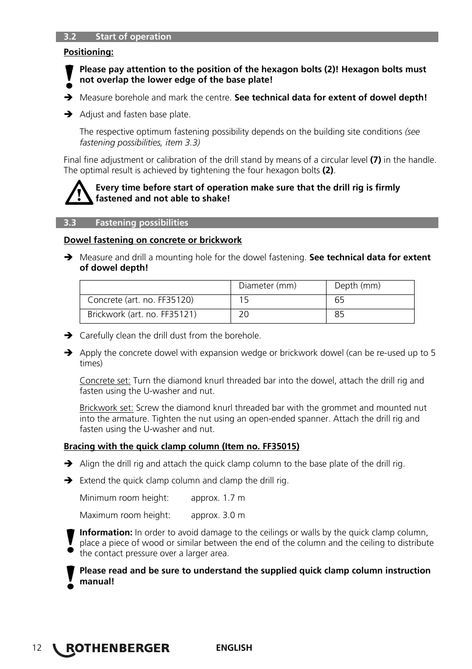 ROTHENBERGER RODIACUT 130 PRO User Manual | Page 14 / 124