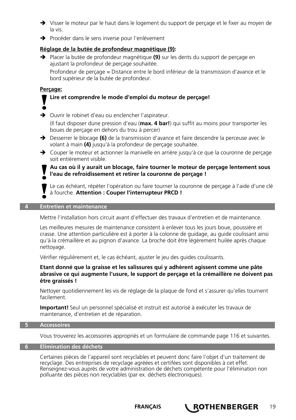 ROTHENBERGER RODIACUT 130 PRO User Manual | Page 21 / 124