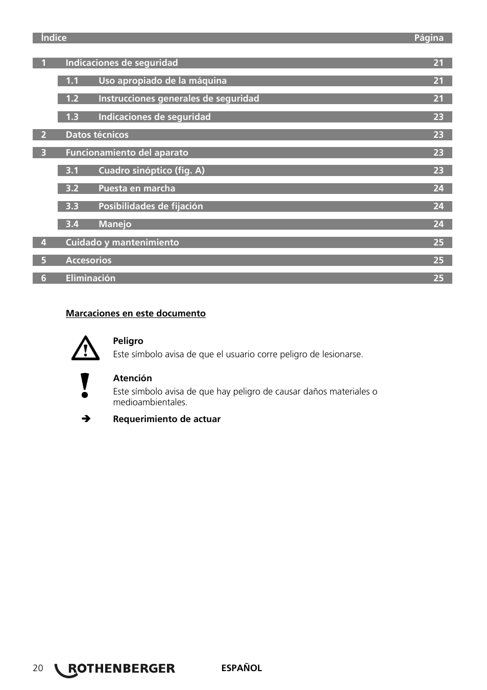 ROTHENBERGER RODIACUT 130 PRO User Manual | Page 22 / 124