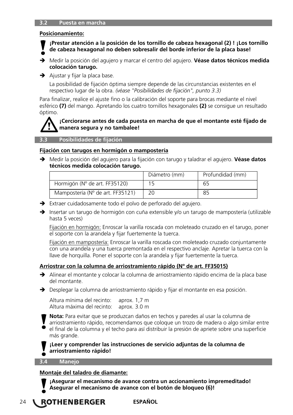 ROTHENBERGER RODIACUT 130 PRO User Manual | Page 26 / 124