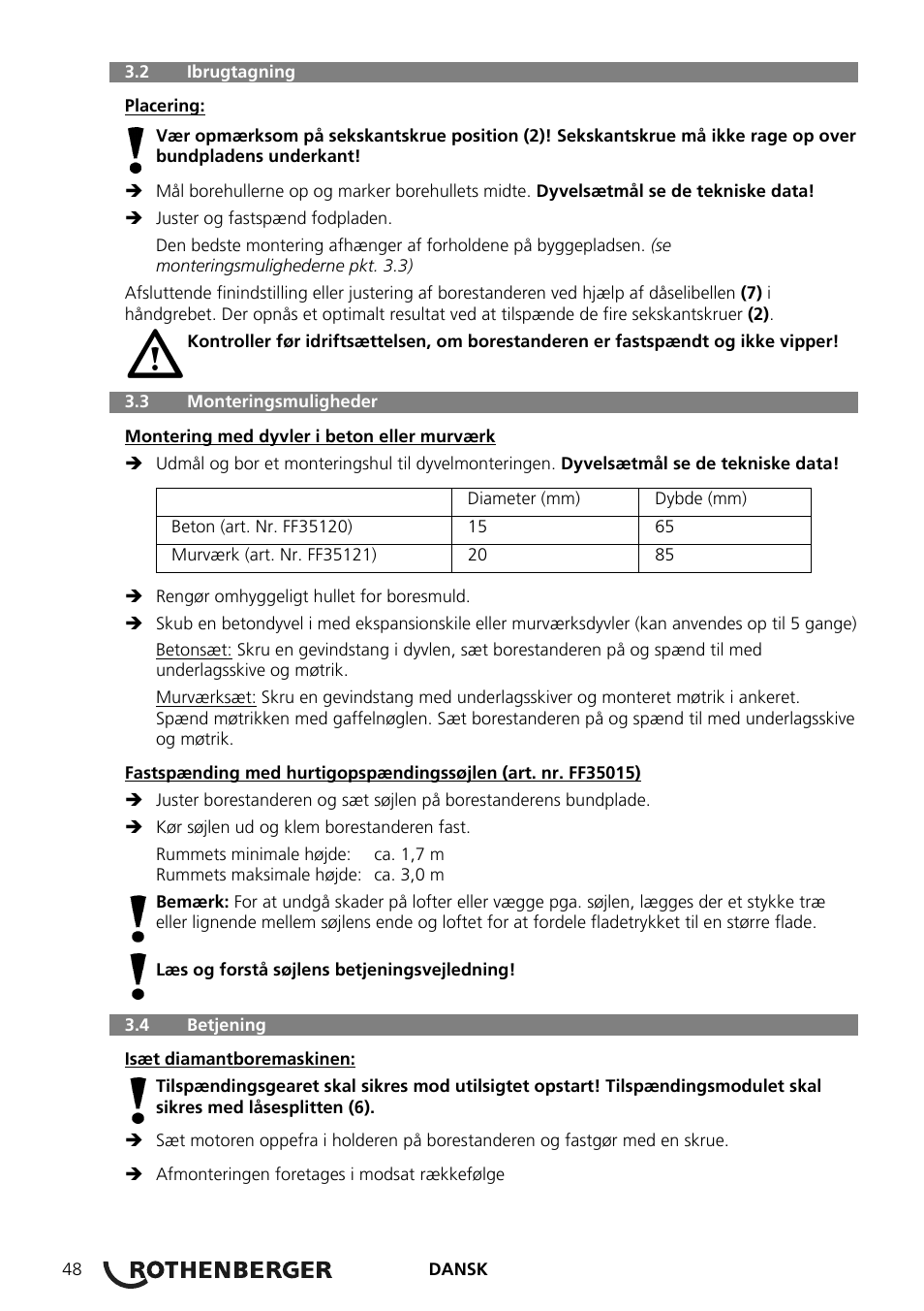 ROTHENBERGER RODIACUT 130 PRO User Manual | Page 50 / 124