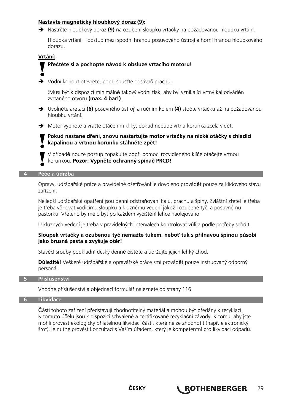 ROTHENBERGER RODIACUT 130 PRO User Manual | Page 81 / 124