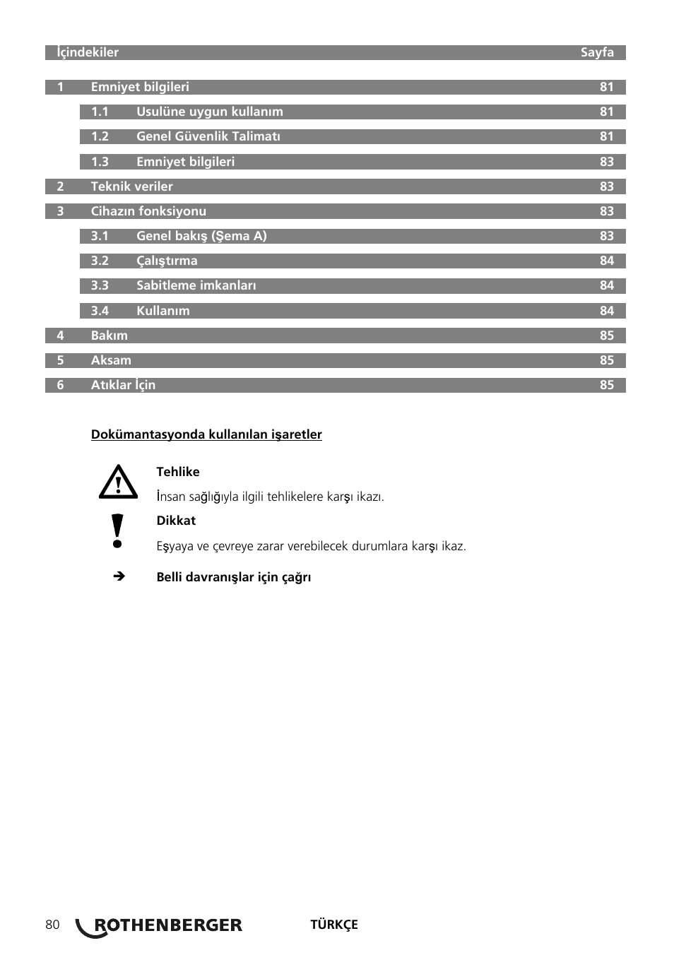 ROTHENBERGER RODIACUT 130 PRO User Manual | Page 82 / 124