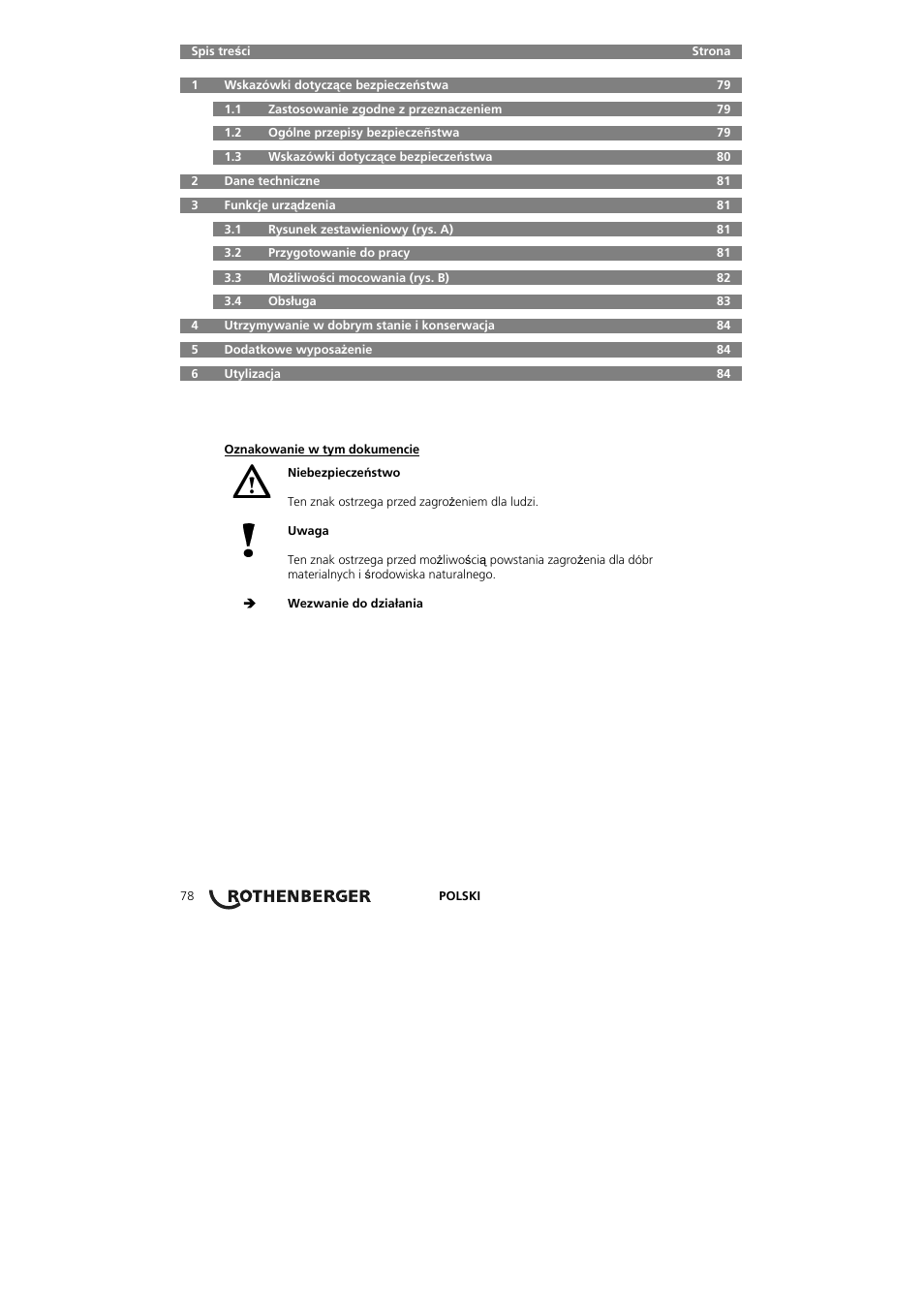 ROTHENBERGER RODIACUT 131 DWS User Manual | Page 82 / 130