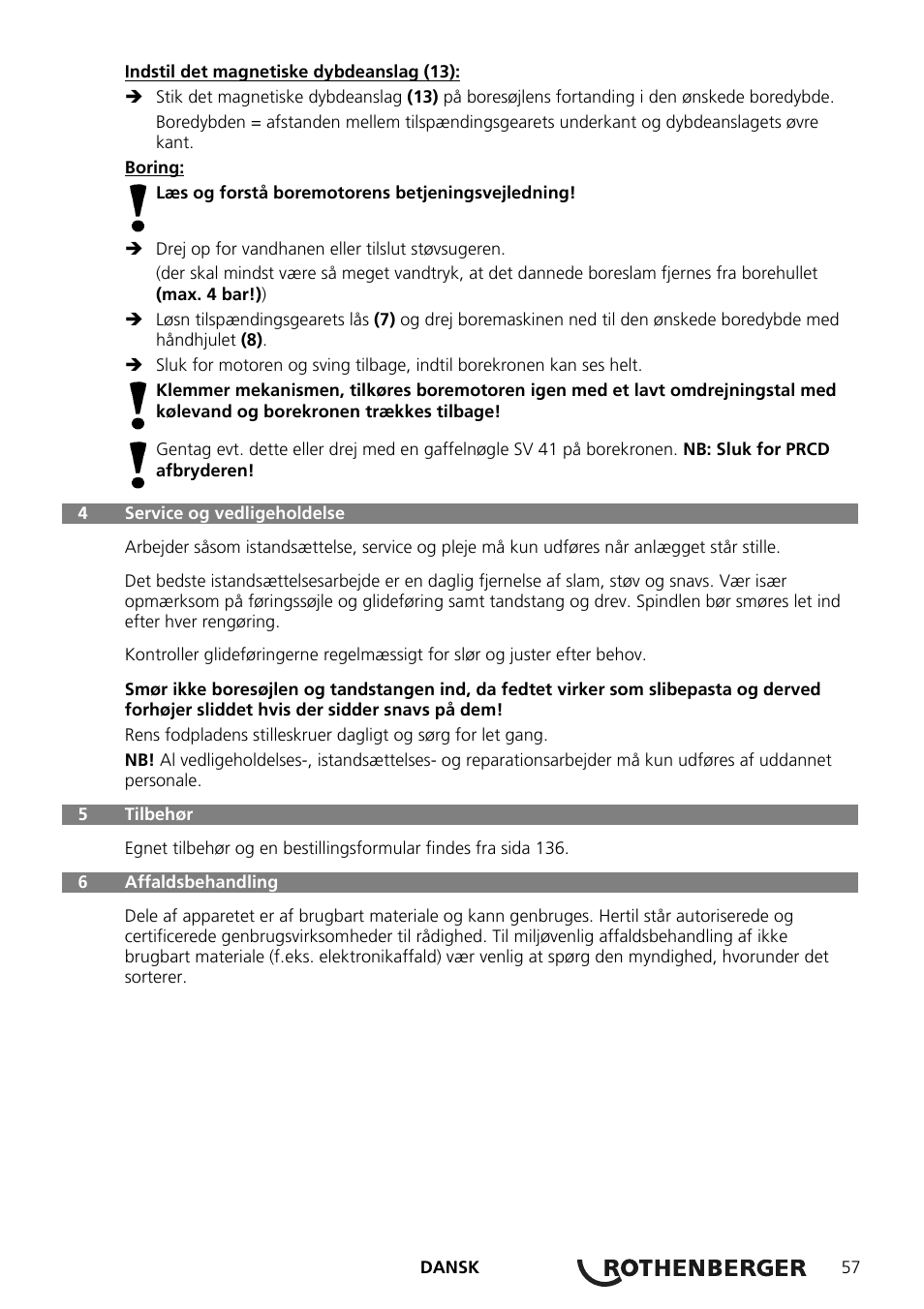 ROTHENBERGER RODIACUT 270 PRO C/270 PRO D User Manual | Page 59 / 144