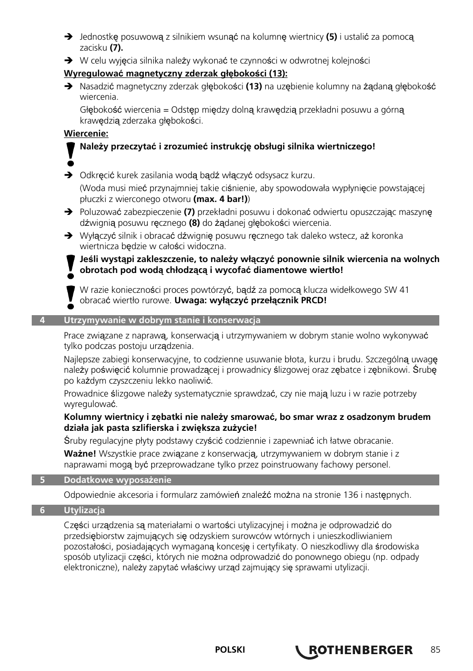 ROTHENBERGER RODIACUT 270 PRO C/270 PRO D User Manual | Page 87 / 144