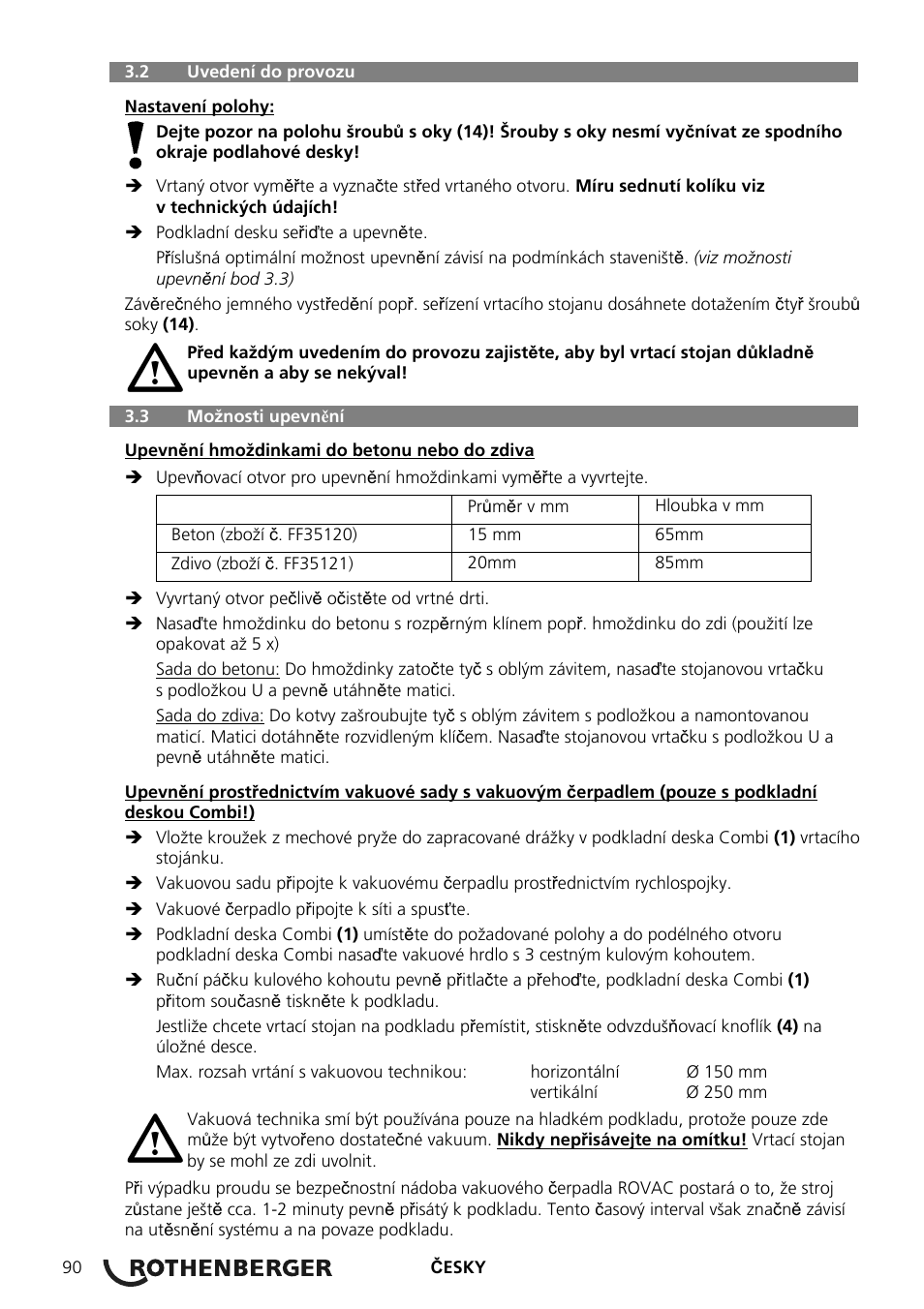 ROTHENBERGER RODIACUT 270 PRO C/270 PRO D User Manual | Page 92 / 144