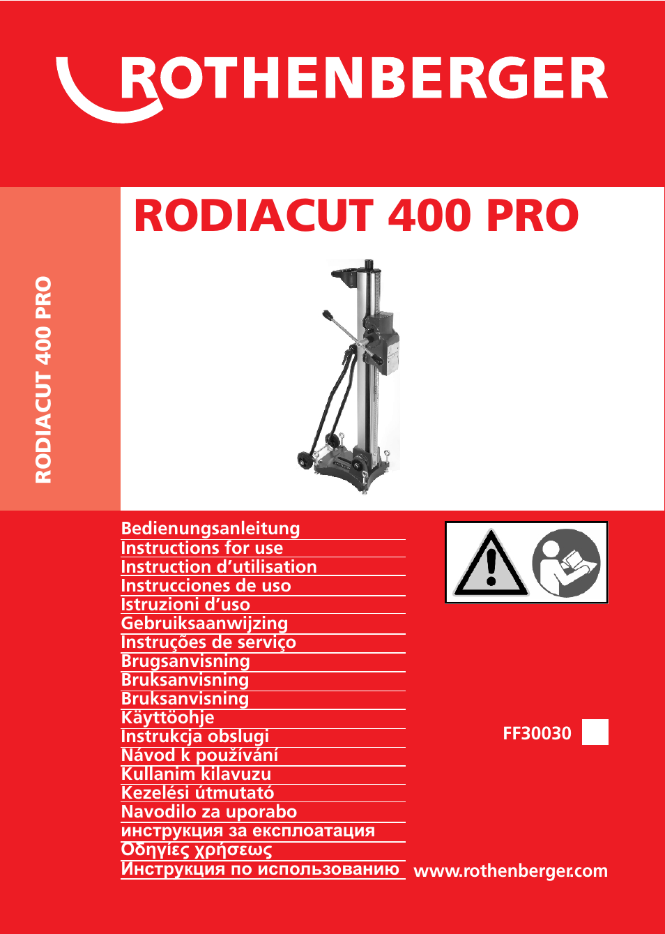 ROTHENBERGER RODIACUT 400 PRO D User Manual | 144 pages