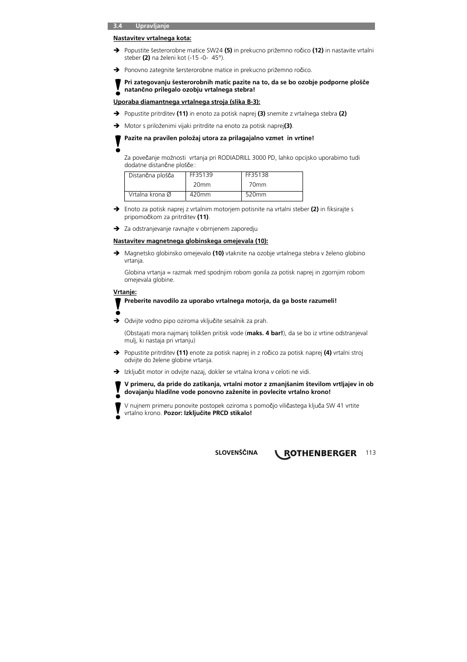 ROTHENBERGER RODIACUT 400 PRO D User Manual | Page 115 / 144