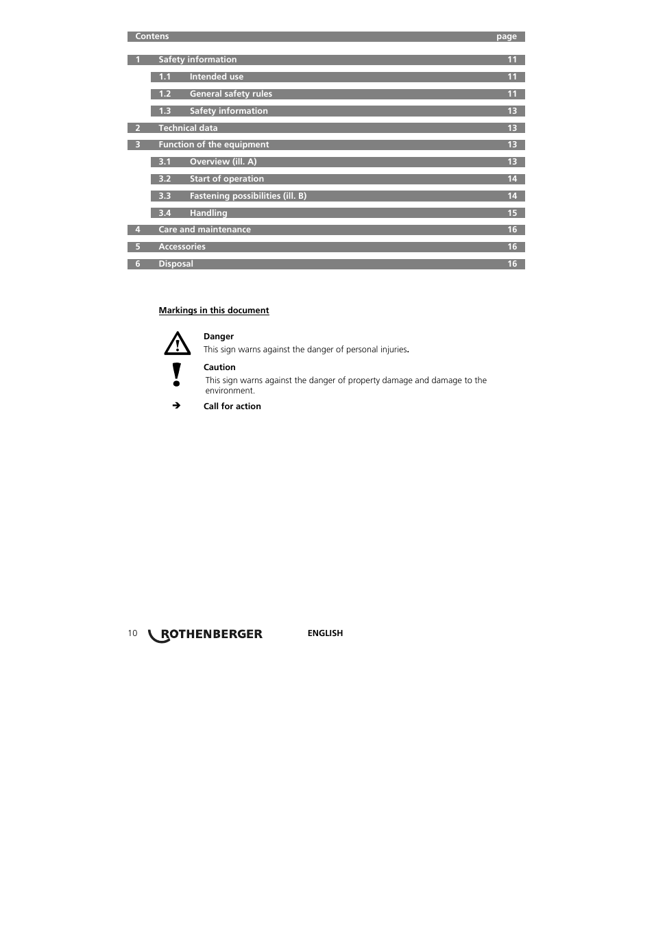 ROTHENBERGER RODIACUT 400 PRO D User Manual | Page 12 / 144