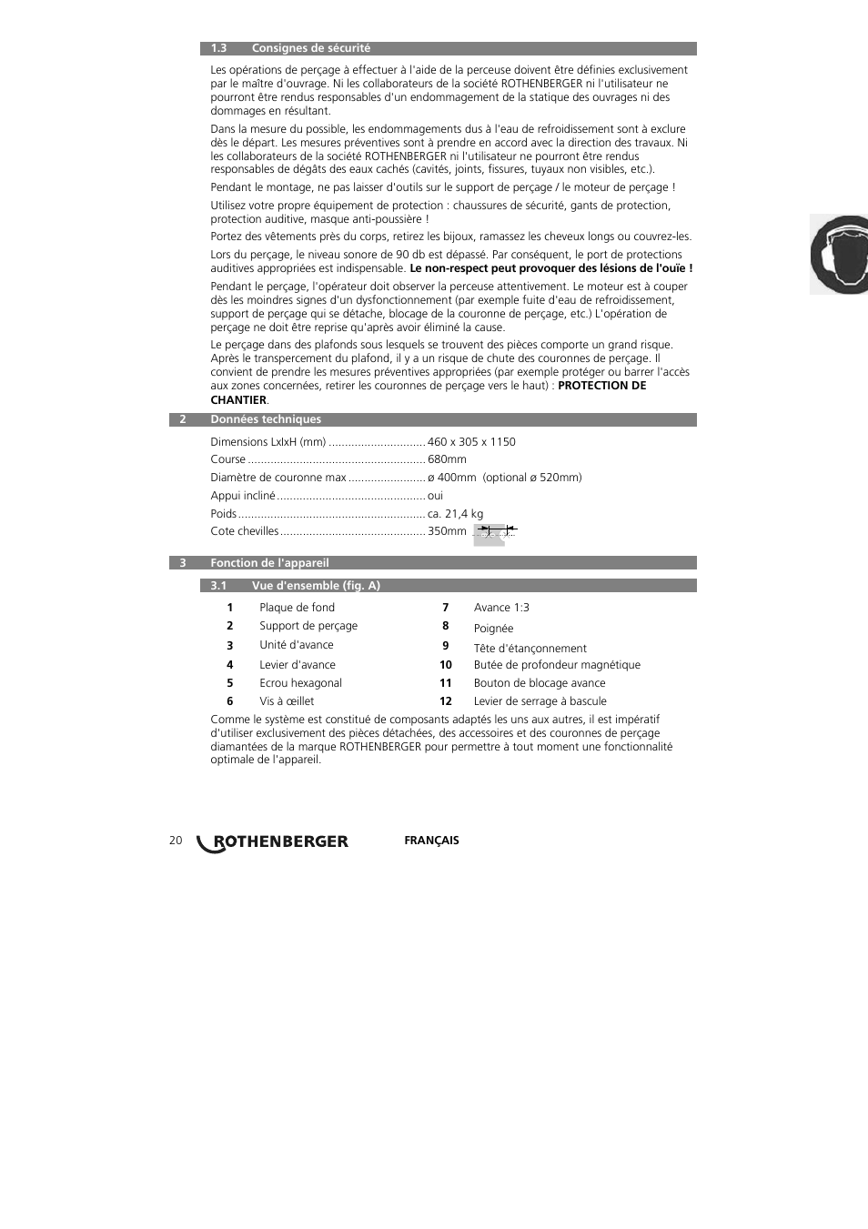 ROTHENBERGER RODIACUT 400 PRO D User Manual | Page 22 / 144