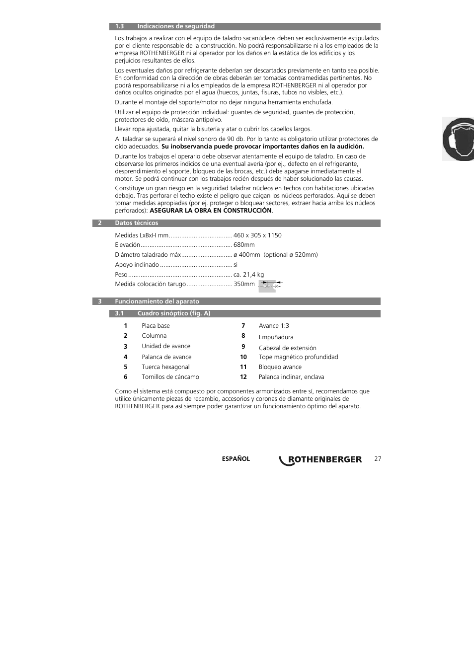 ROTHENBERGER RODIACUT 400 PRO D User Manual | Page 29 / 144