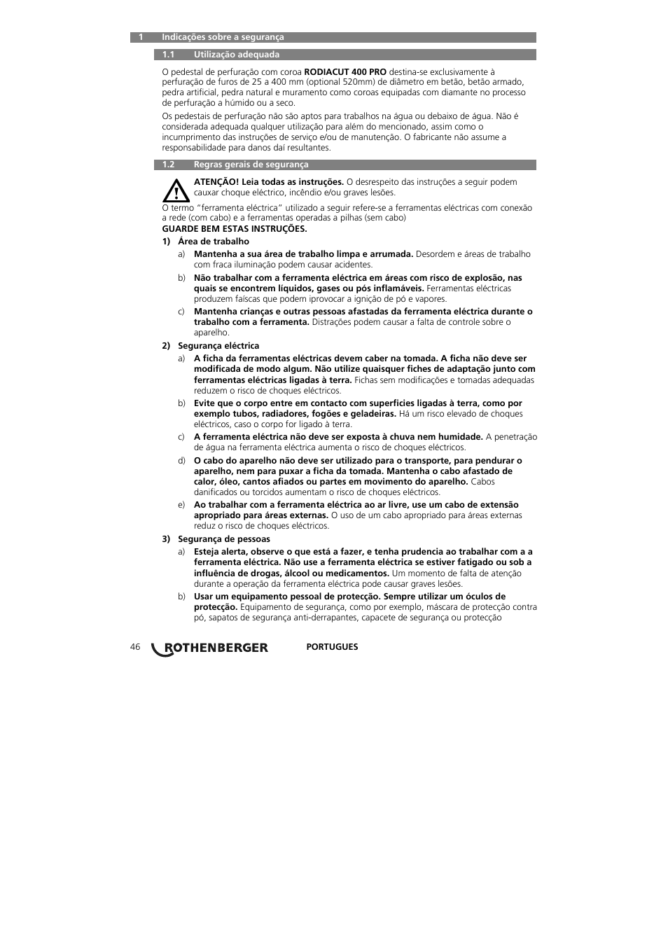 ROTHENBERGER RODIACUT 400 PRO D User Manual | Page 48 / 144