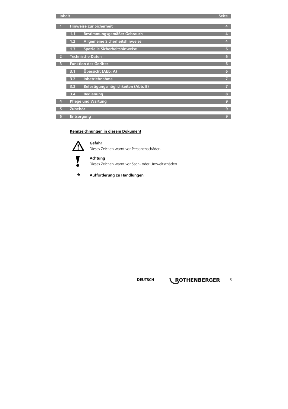 ROTHENBERGER RODIACUT 400 PRO D User Manual | Page 5 / 144