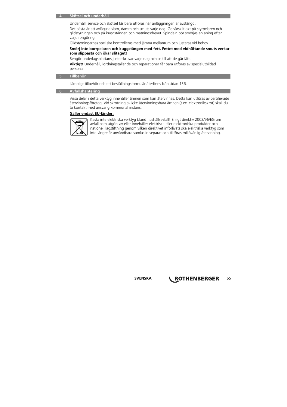 ROTHENBERGER RODIACUT 400 PRO D User Manual | Page 67 / 144