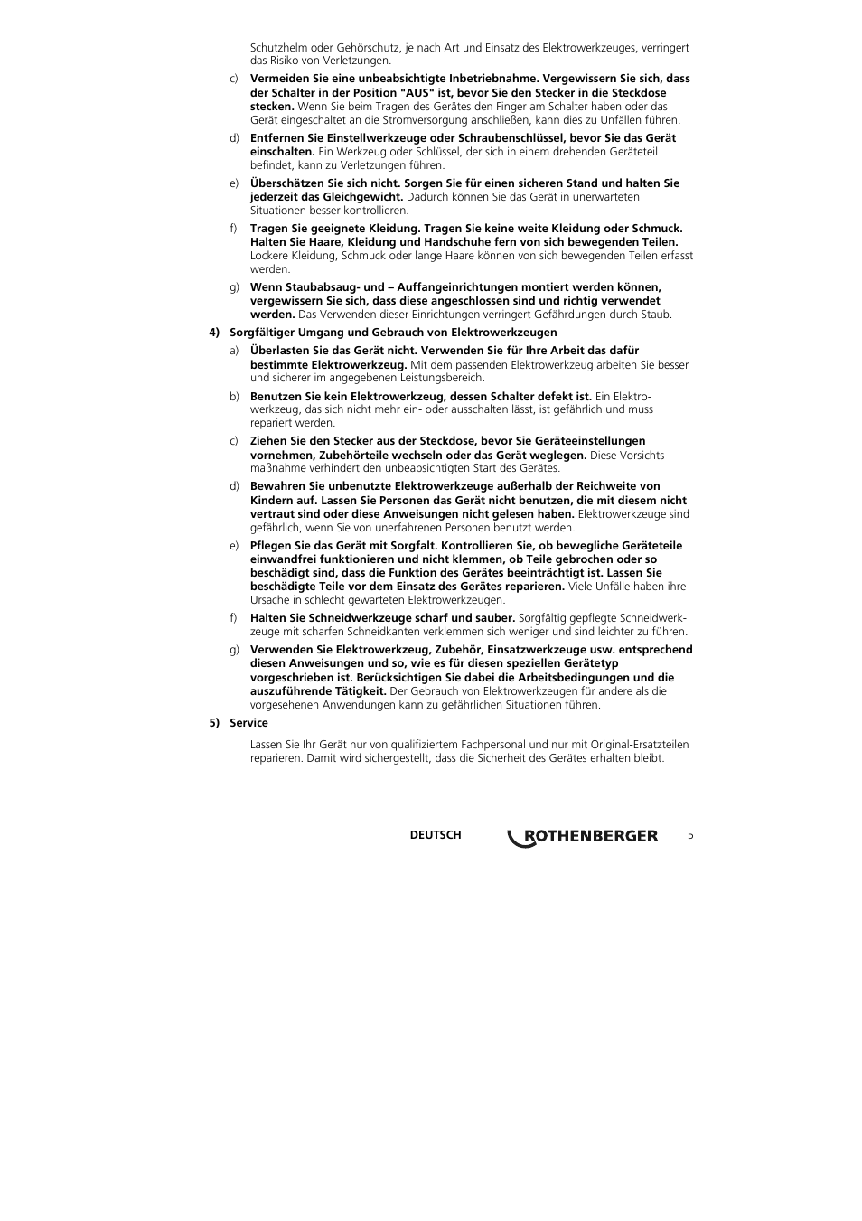 ROTHENBERGER RODIACUT 400 PRO D User Manual | Page 7 / 144