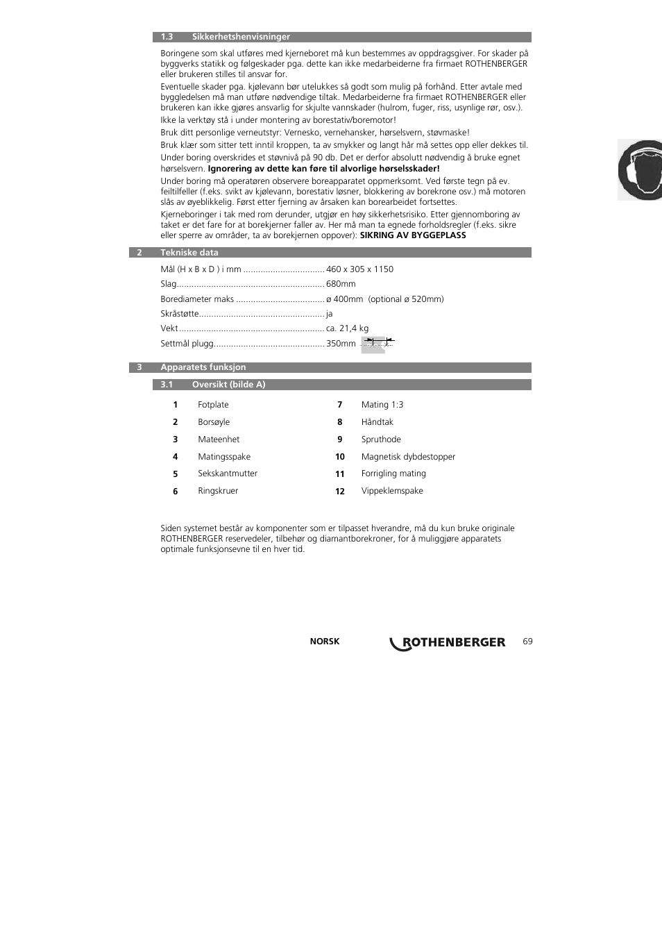 ROTHENBERGER RODIACUT 400 PRO D User Manual | Page 71 / 144