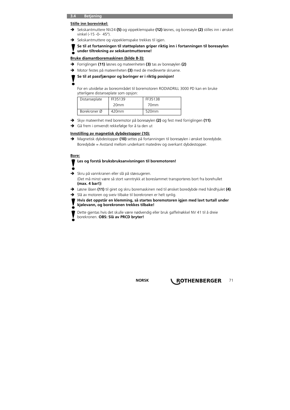 ROTHENBERGER RODIACUT 400 PRO D User Manual | Page 73 / 144