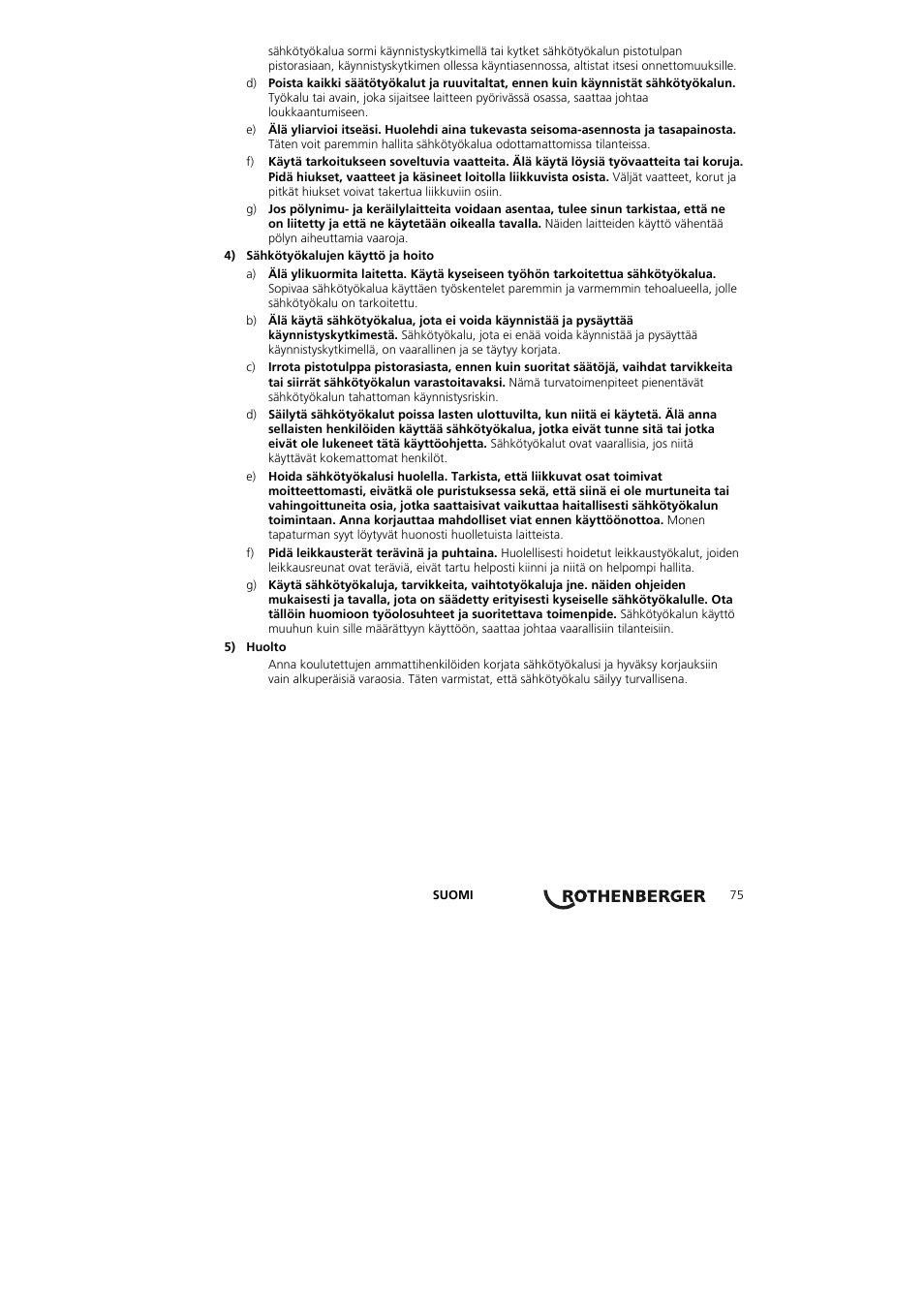 ROTHENBERGER RODIACUT 400 PRO D User Manual | Page 77 / 144