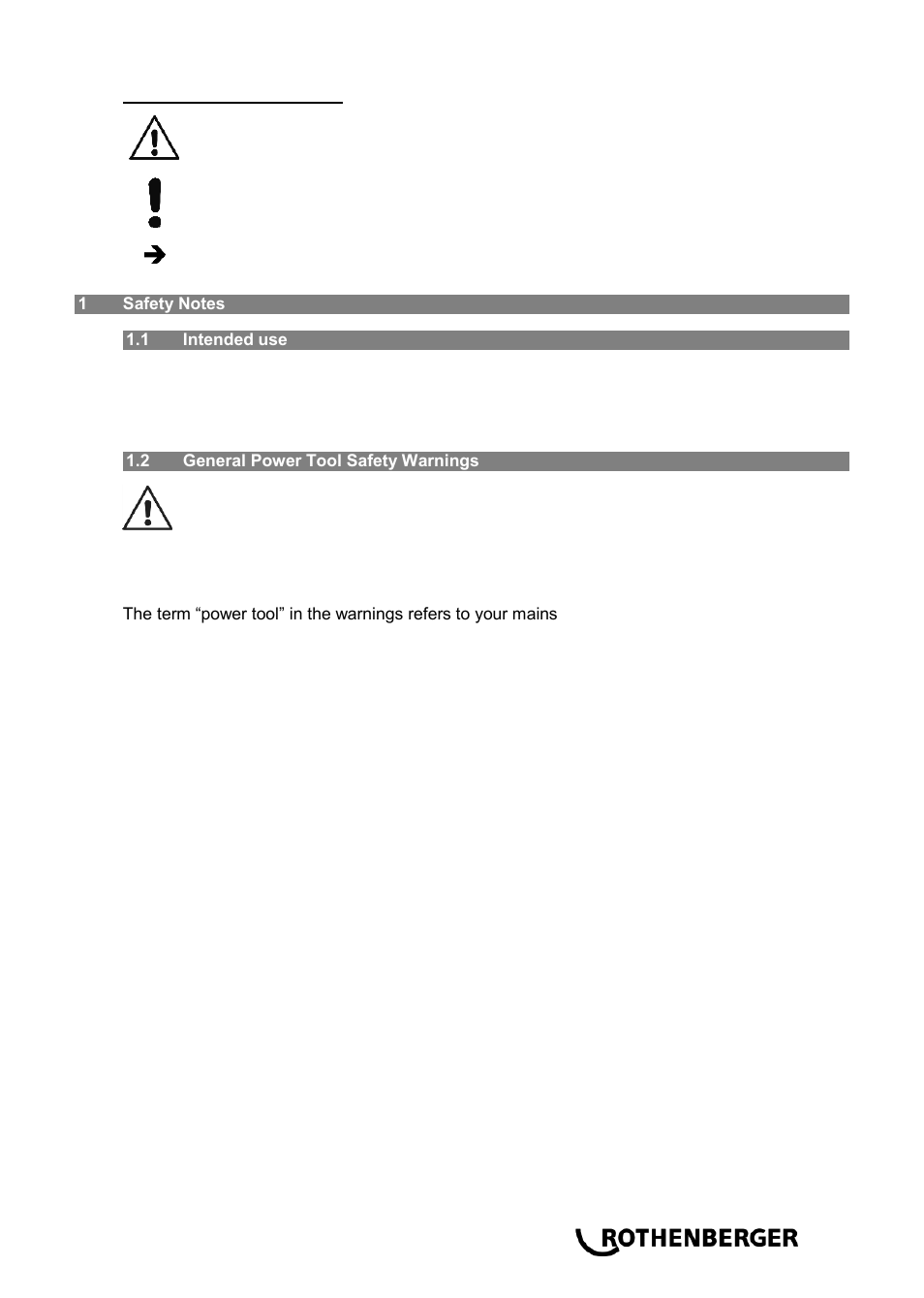 ROTHENBERGER RODIADRILL 1800 DWS User Manual | Page 15 / 156