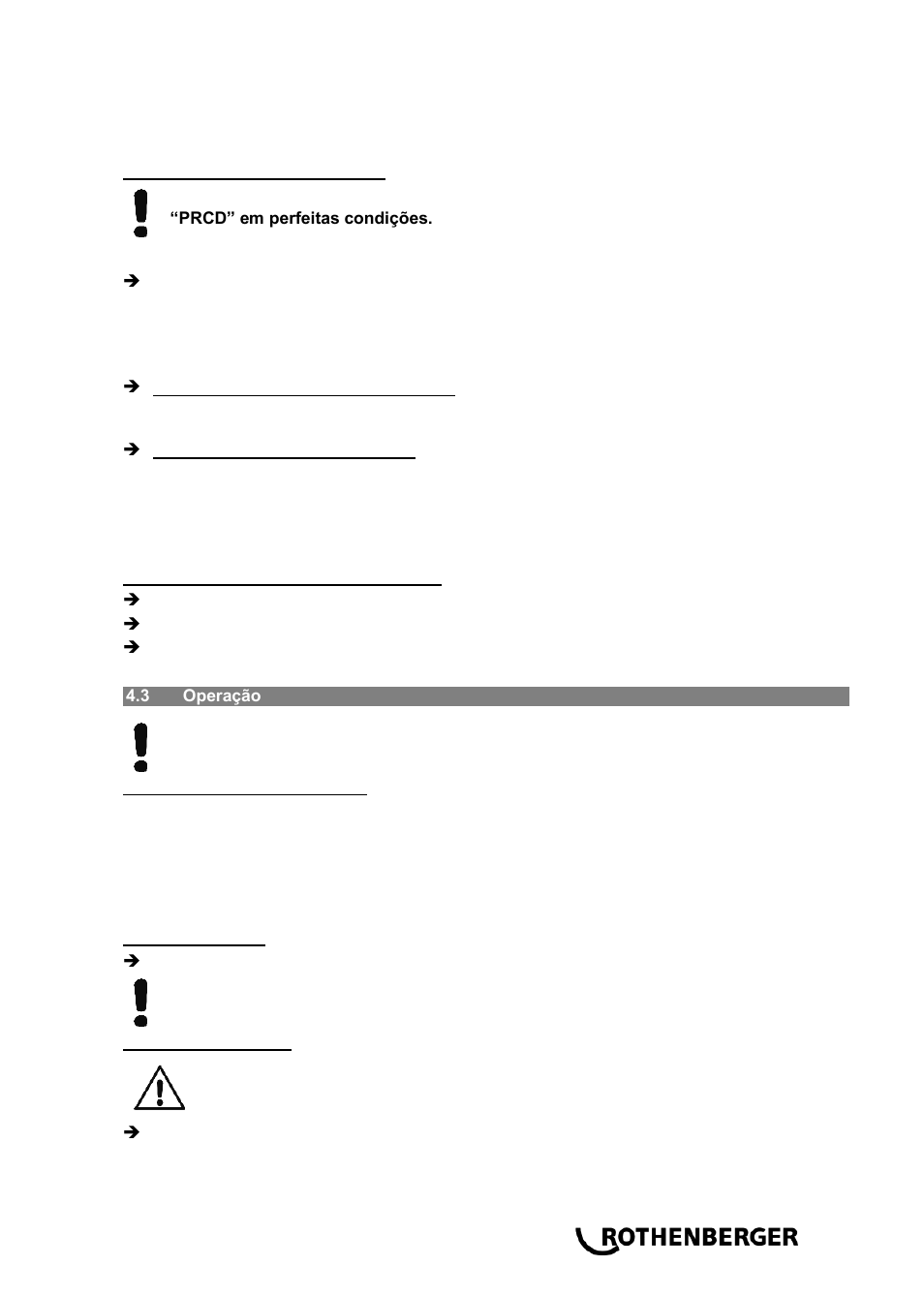 ROTHENBERGER RODIADRILL 1800 DWS User Manual | Page 63 / 156