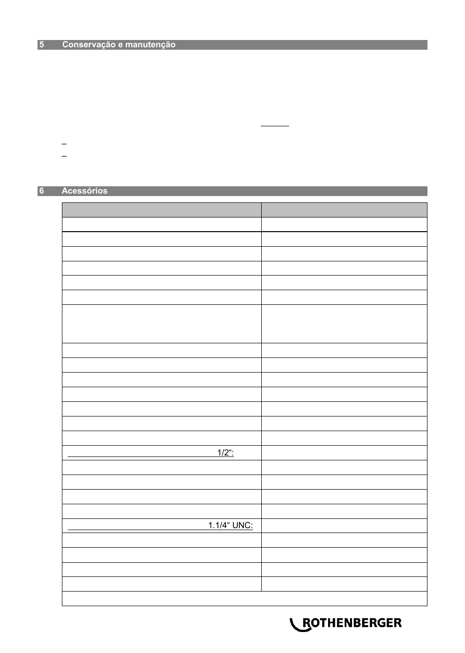 ROTHENBERGER RODIADRILL 1800 DWS User Manual | Page 65 / 156