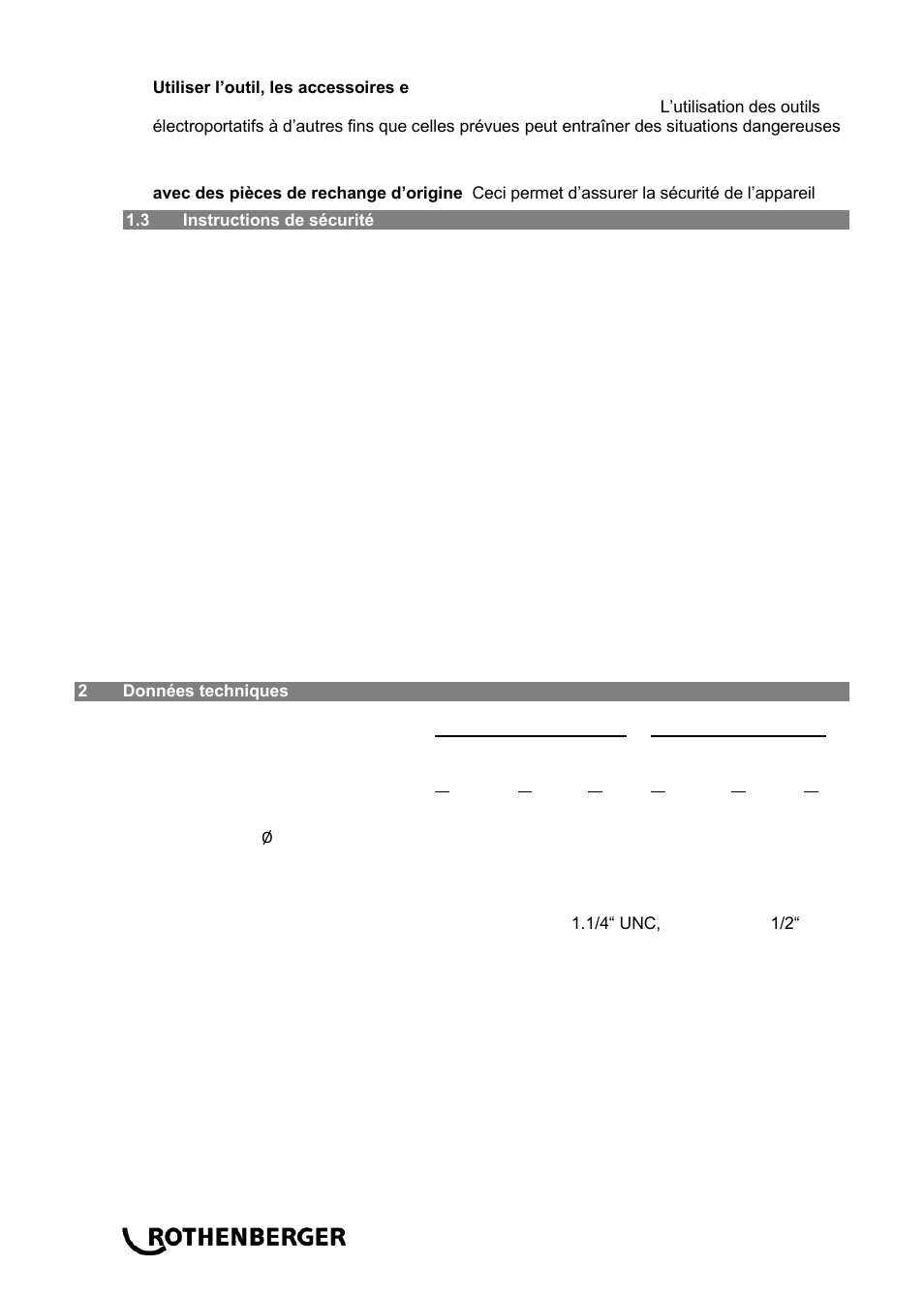 ROTHENBERGER RODIADRILL 3000 PD User Manual | Page 24 / 148