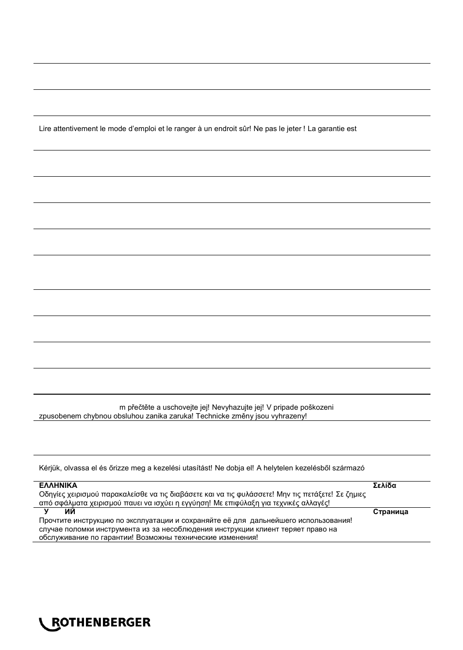Intro | ROTHENBERGER RODIADRILL 3000 PD User Manual | Page 4 / 148
