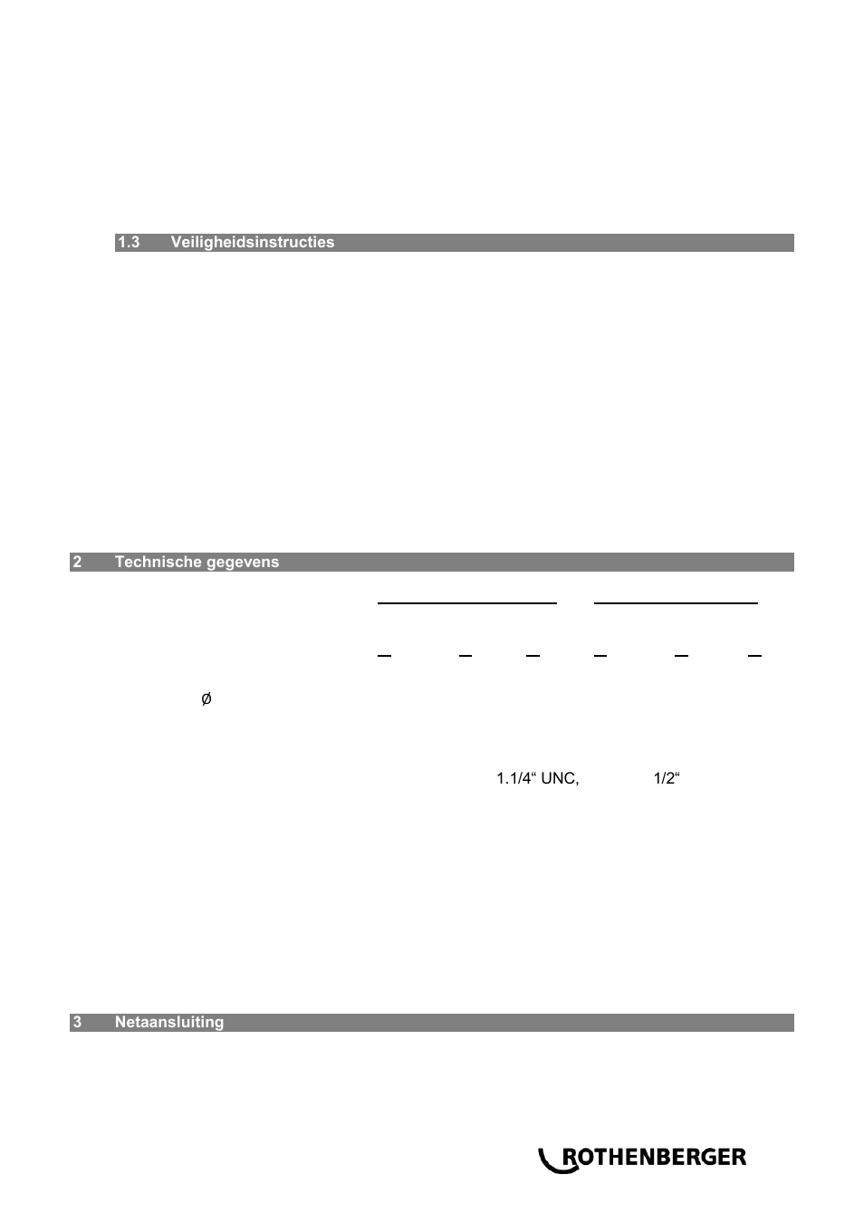 ROTHENBERGER RODIADRILL 3000 PD User Manual | Page 51 / 148