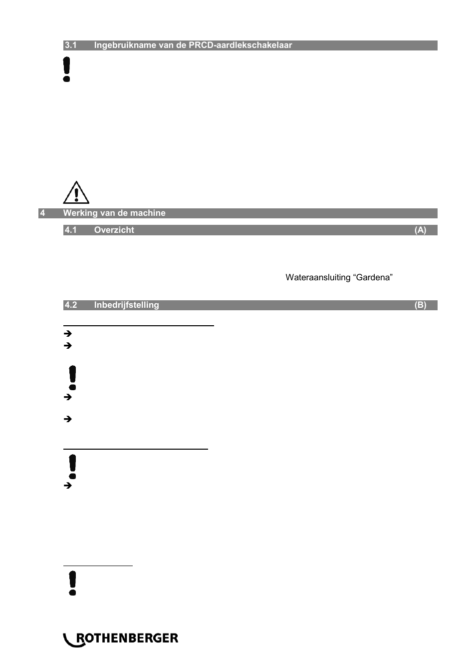 ROTHENBERGER RODIADRILL 3000 PD User Manual | Page 52 / 148