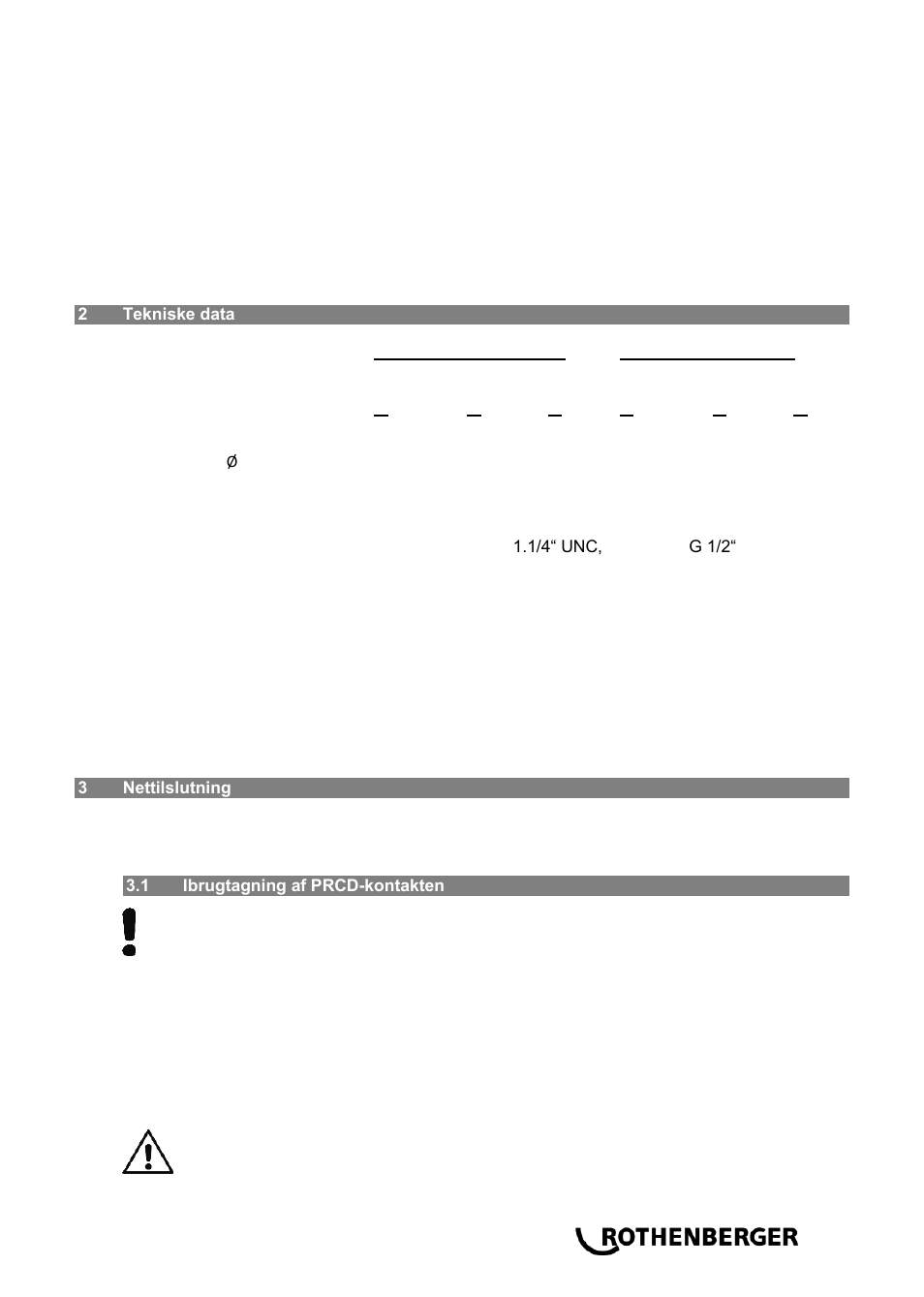 ROTHENBERGER RODIADRILL 3000 PD User Manual | Page 67 / 148