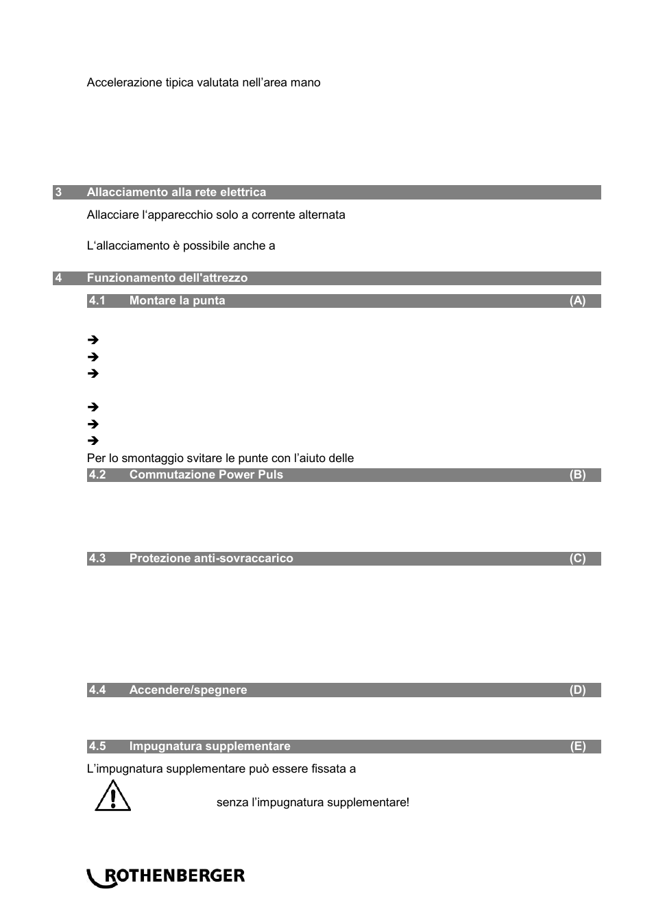 ROTHENBERGER RODIADRILL 1800 DRY User Manual | Page 38 / 124