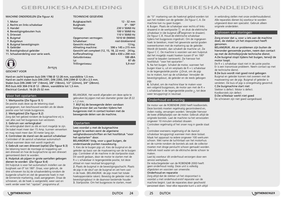 Gebruikeshandleiding | ROTHENBERGER ROBEND 3000 User Manual | Page 13 / 15