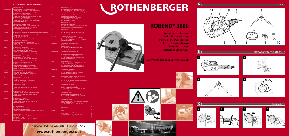 Robend | ROTHENBERGER ROBEND 3000 User Manual | Page 2 / 15