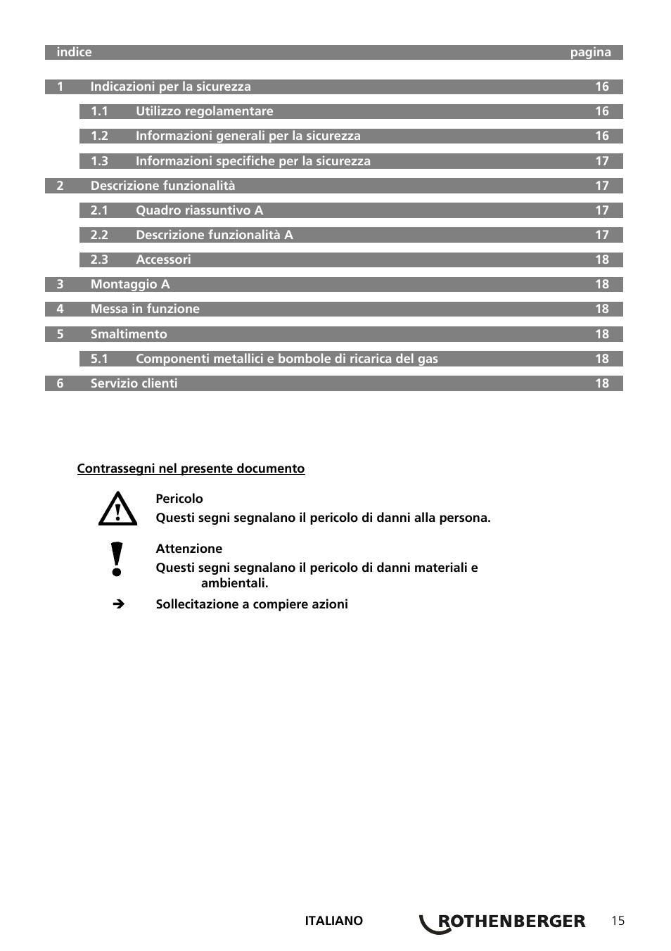 ROTHENBERGER AIRAC Hartlötset User Manual | Page 17 / 56
